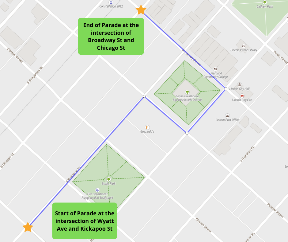 Parade Route for Facebook